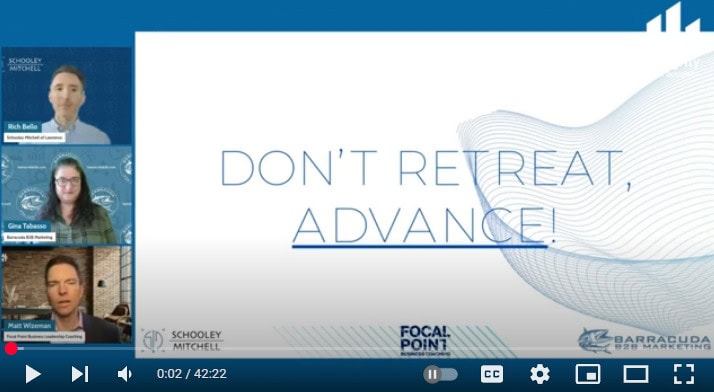 The Manufacturers' Efficiency Webinar Series: Don't Retreat, Advance!