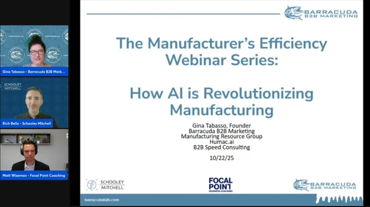 The Manufacturers' Efficiency Webinar Series: How AI is Revolutionizing Manufacturing