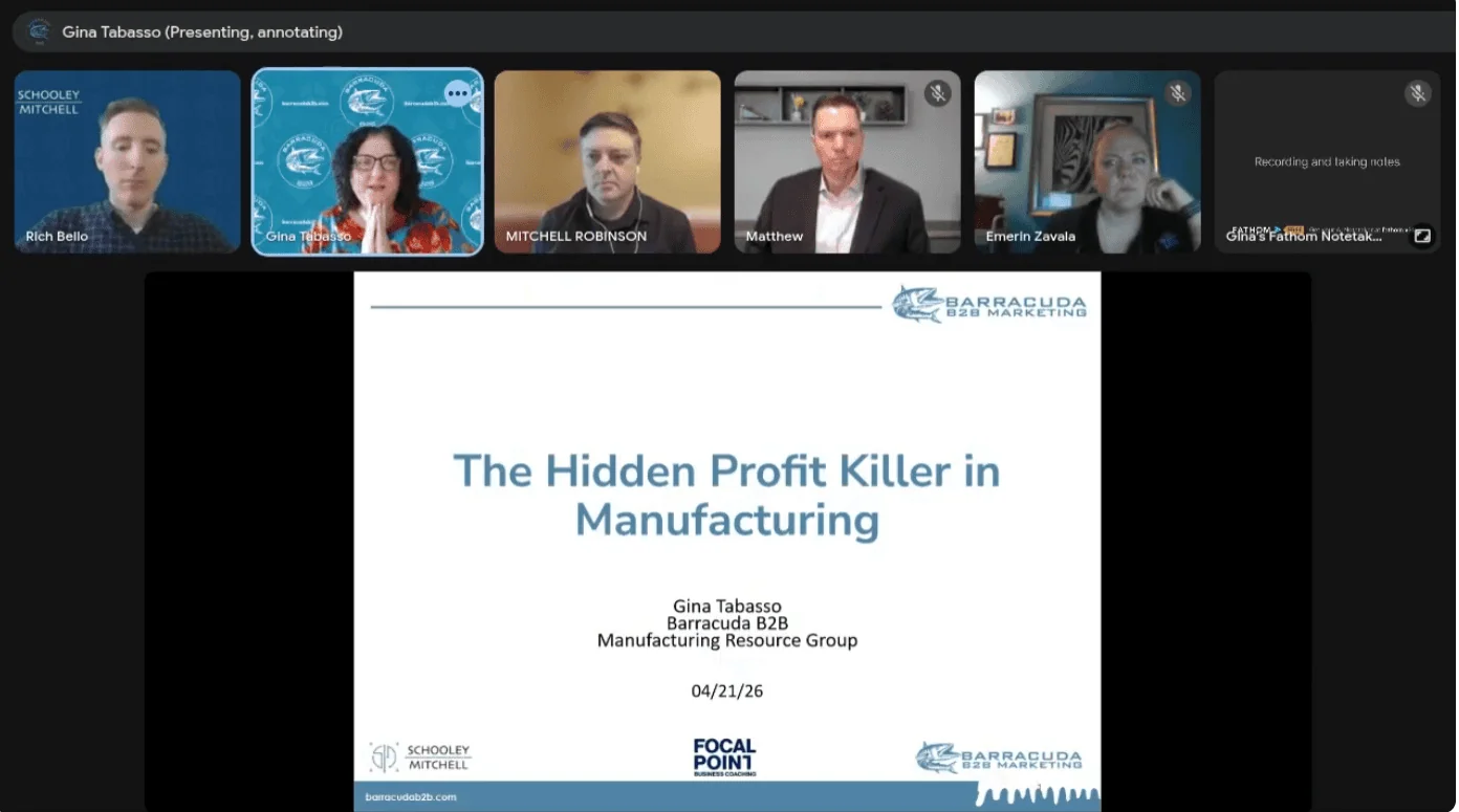 The Manufacturers' Efficiency Webinar Series: The Hidden Profit Killer in Manufacturing
