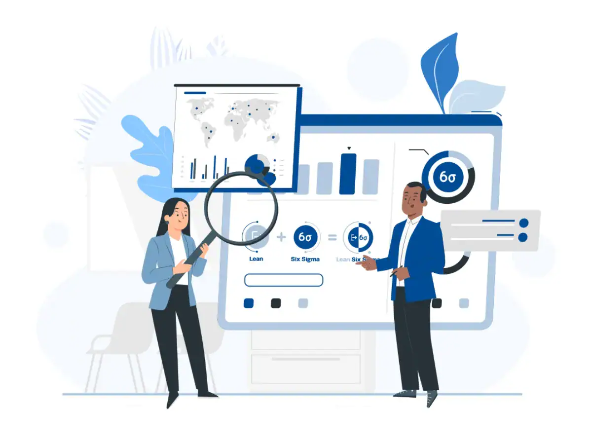 Lean Six Sigma illustration